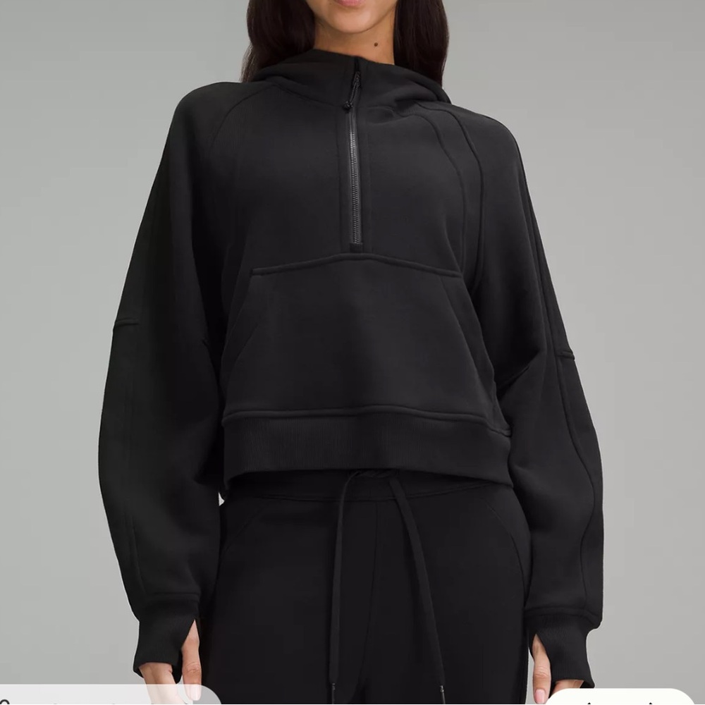 Lululemon half-zip scuba hoodie
